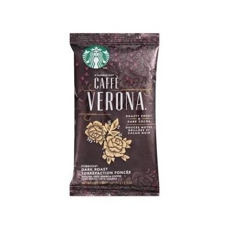 Five Star Distributors Starbucks, COFFEE, CAFFE VERONA, 2.5 OZ PACKET, 18PK 11018192
